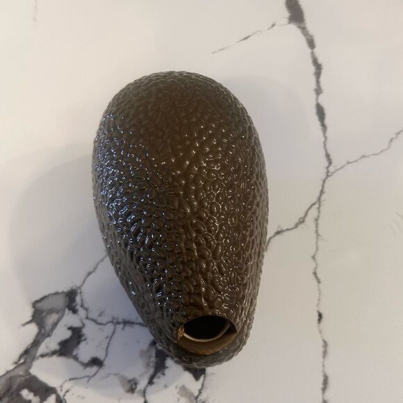 Avocado Shaped Ceramic Green Guacamole Serving Dish - Picture 4 of 4